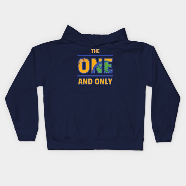 The One and Only Planet Earth Kids Hoodie by dkdesigns27